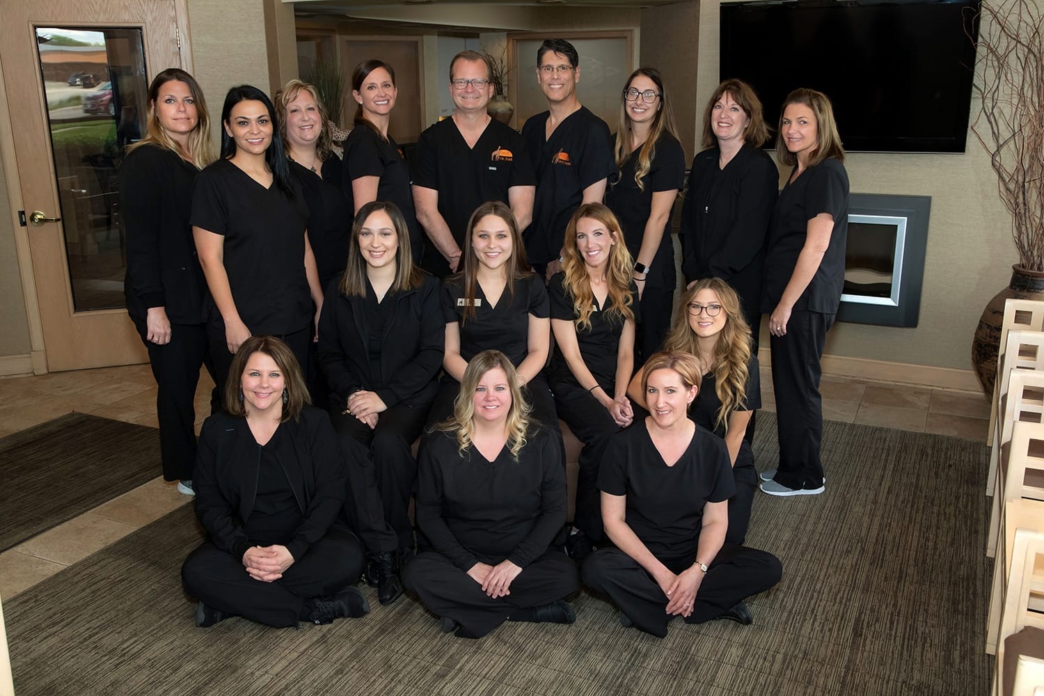 Clinical Support Team with the Dentist at Joliet Family Dental Care